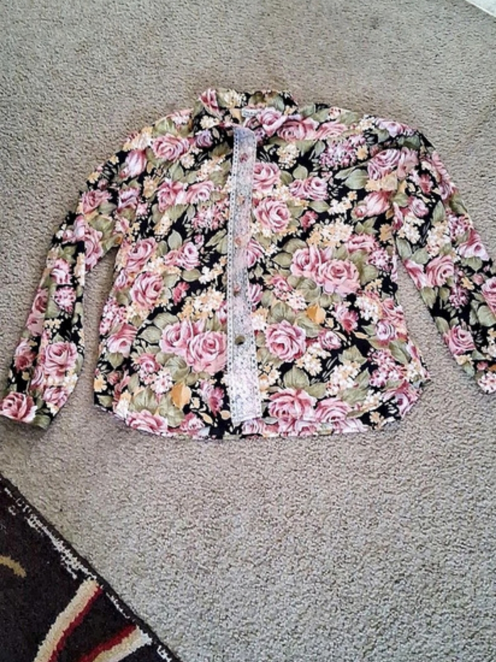 Carole Little Floral Blouse